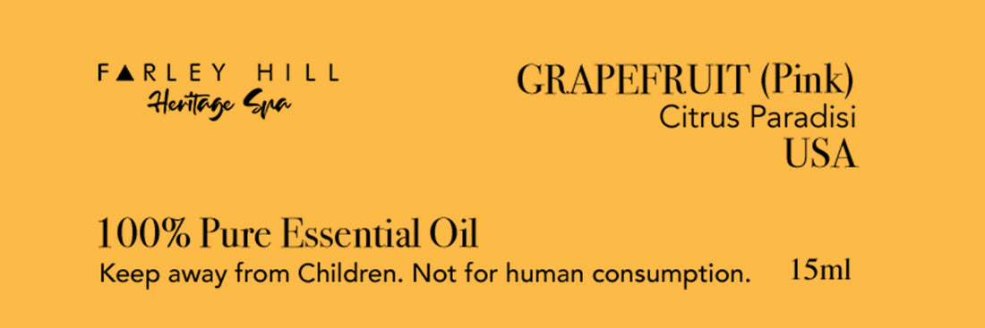 Grapefruit (Pink) Pure Essential Oil (15ml)